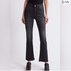 Frame Le Crop Mini Boot Raw Hem Jeans Octavia